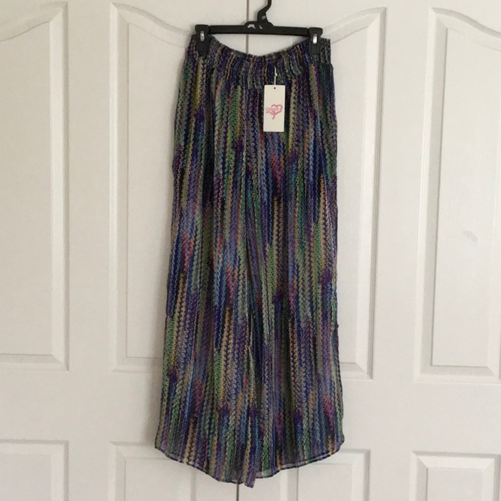 Final Sale New sheer boho pant